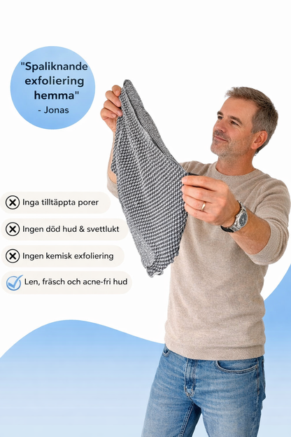Antibakteriell skrubbhandduk