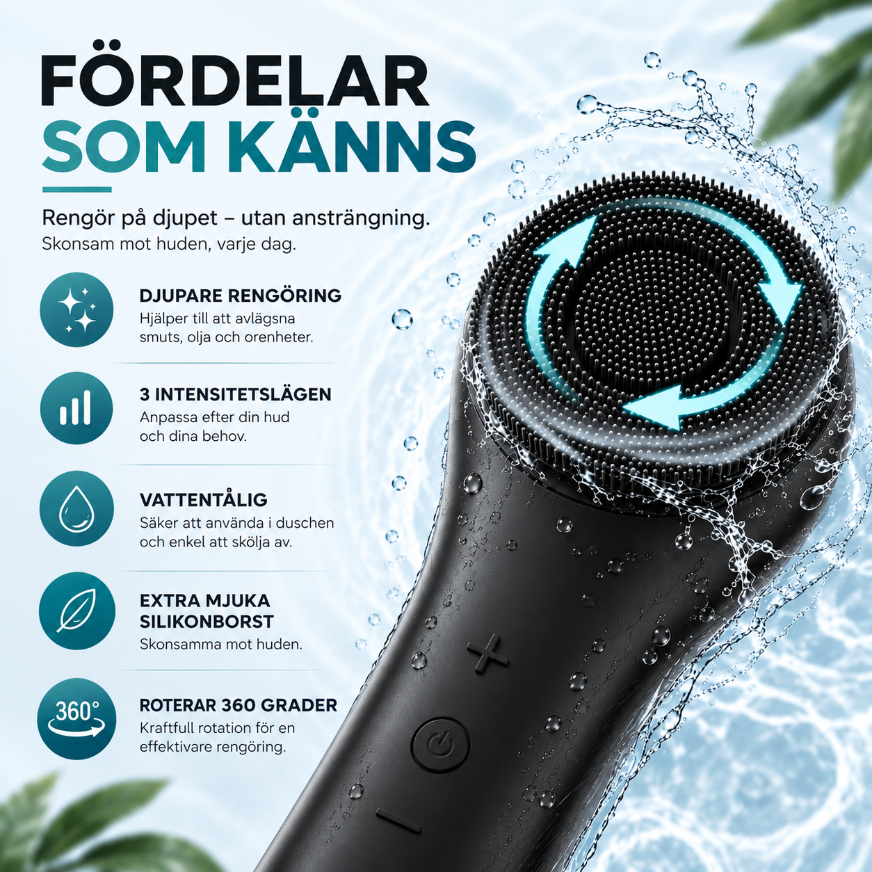 Elektrisk Ansigtsrensebørste